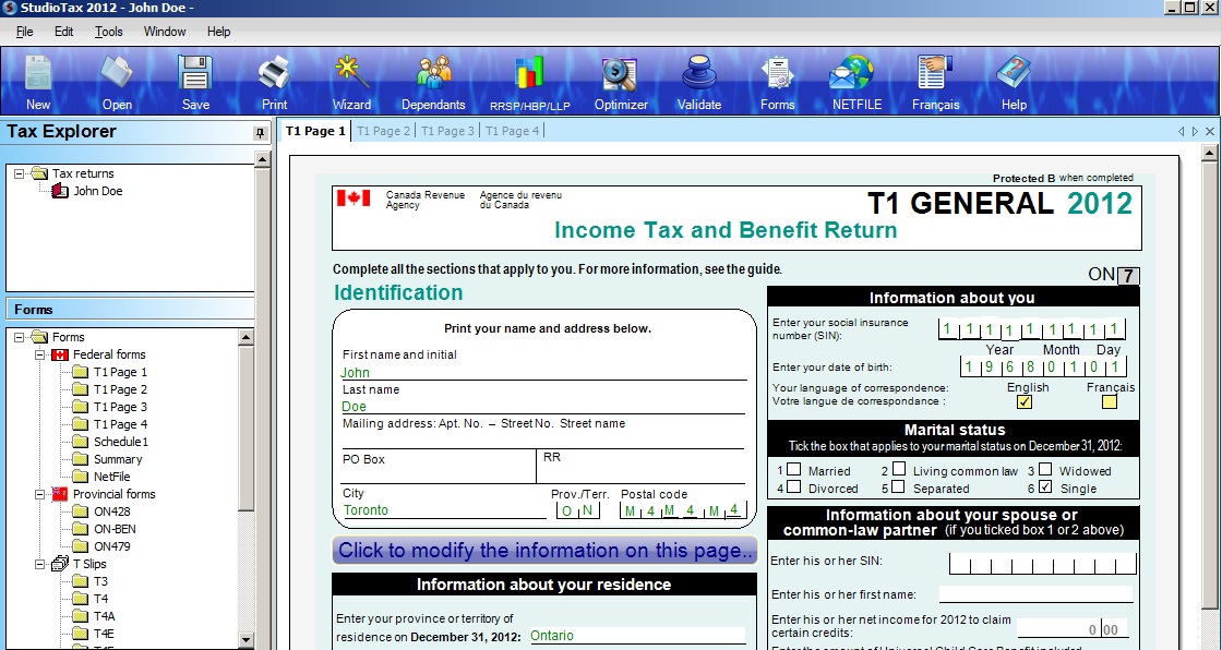 canadian tax software reviews 2014